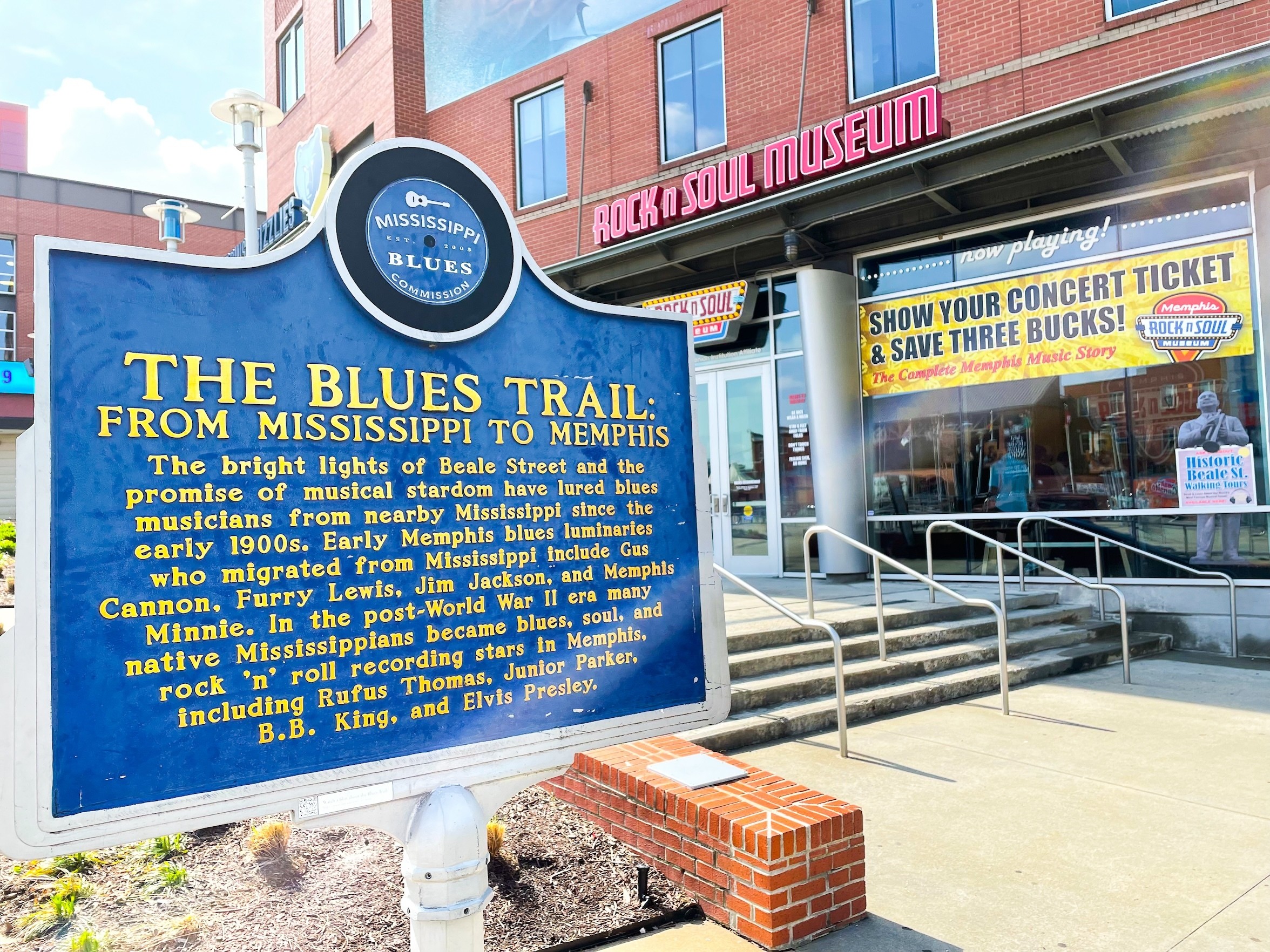 Memphis rock n soul museum The blues trail