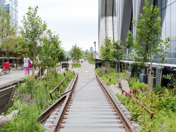 USA New york manhatten high line