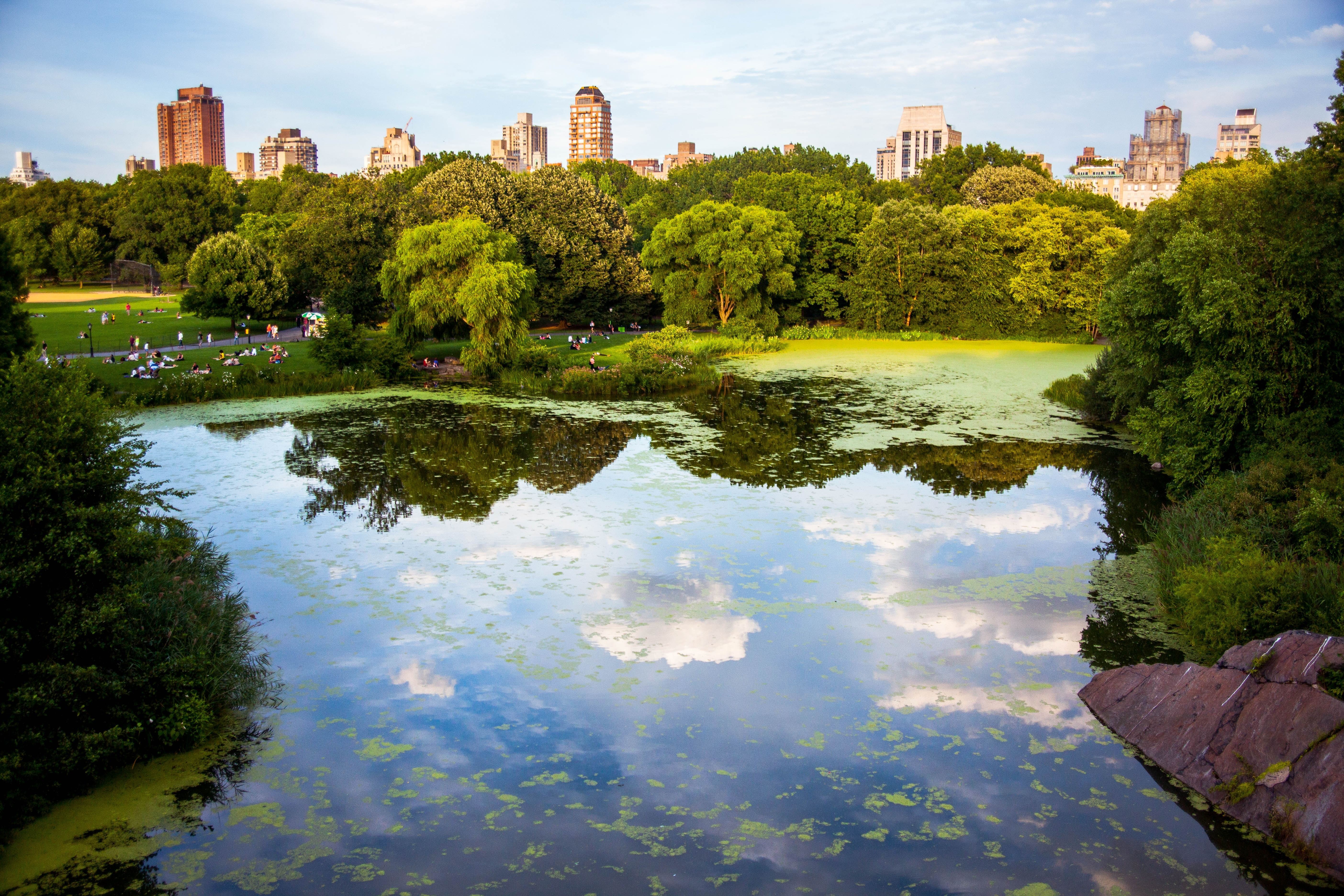 New york central park lake