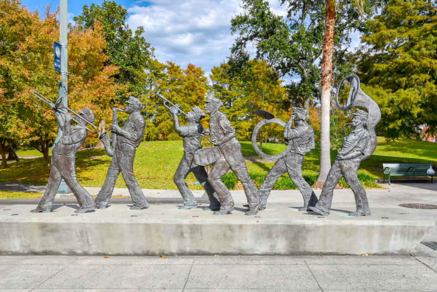 New Orleans louisiana louis armstrong park