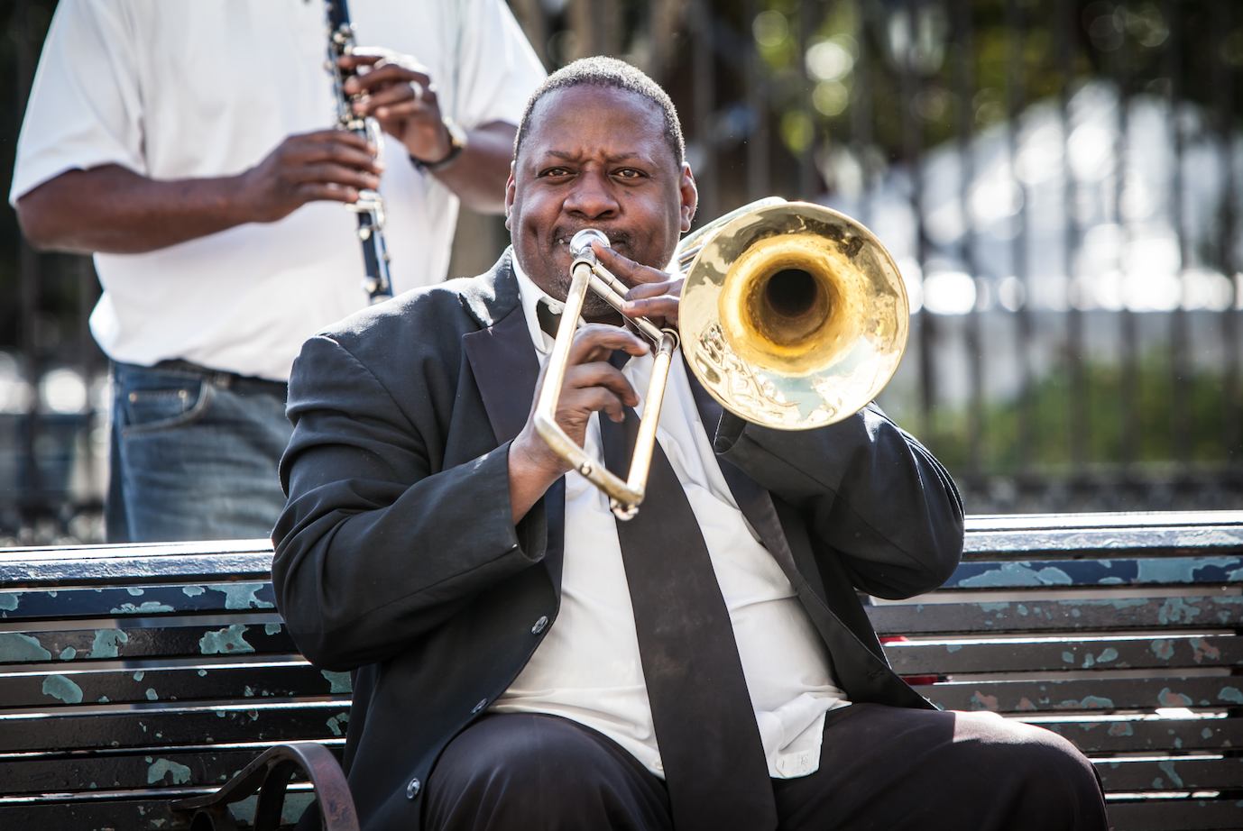 New Orleans street performer Music jazz