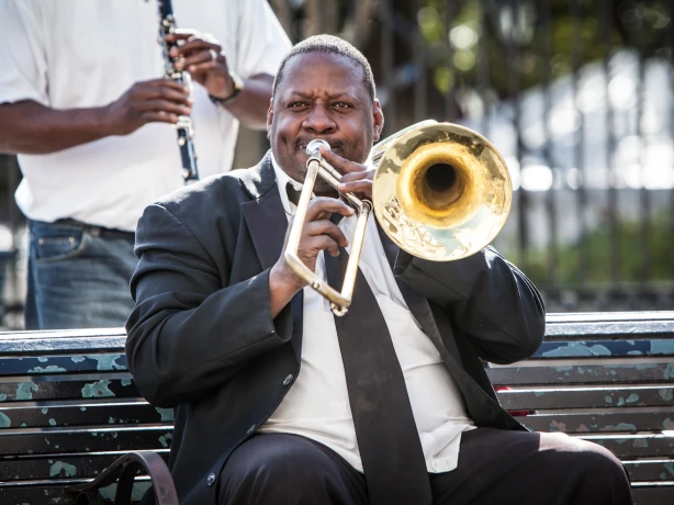 New Orleans street performer Music jazz