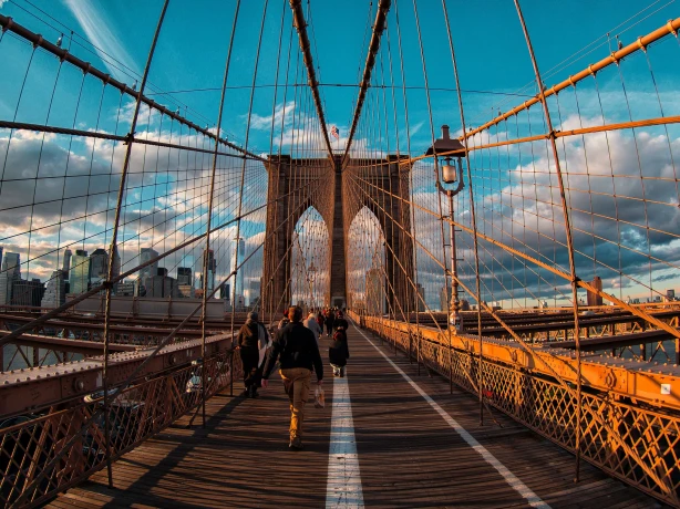 USA New York Brooklyn bridge