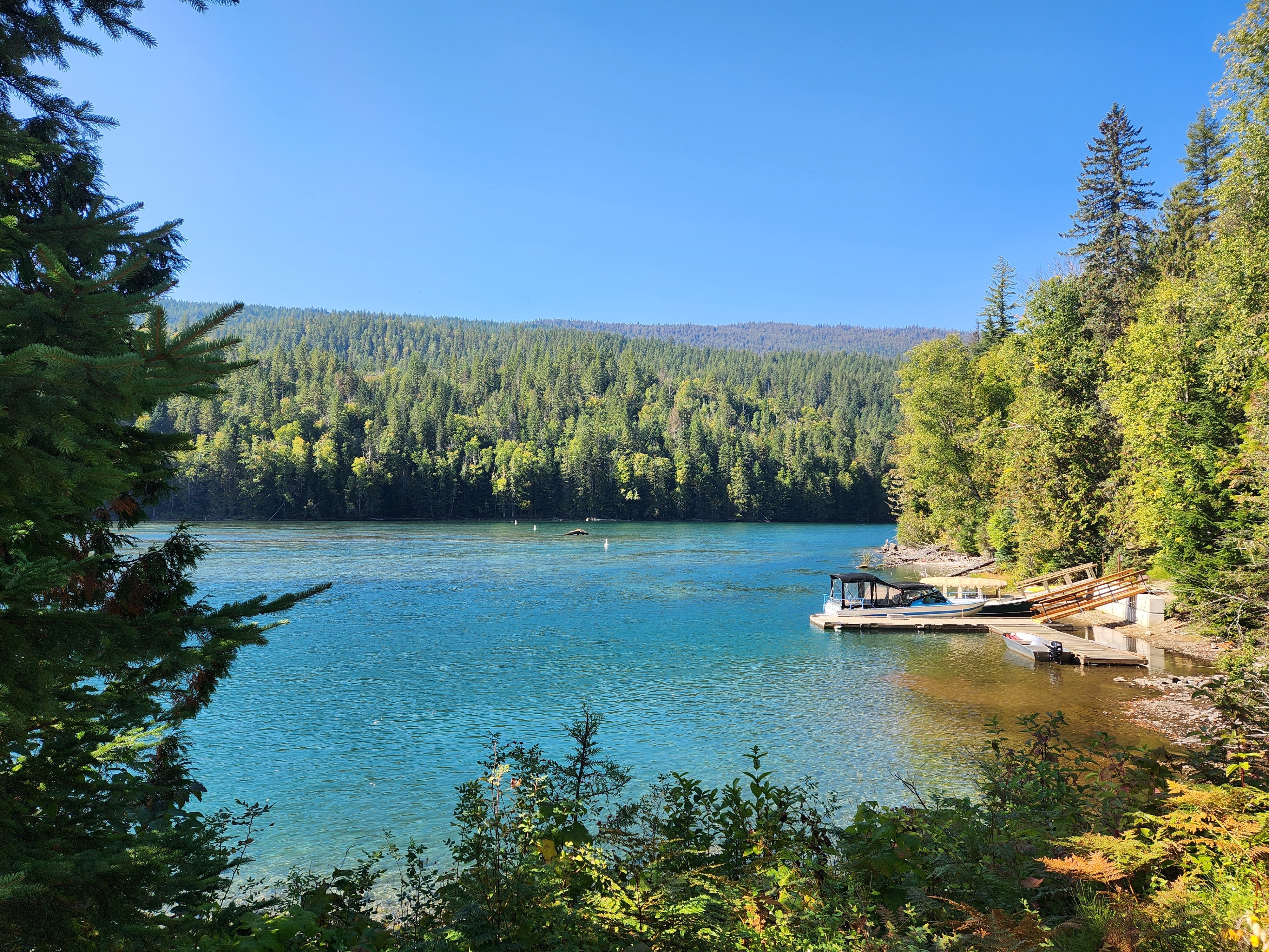 CA British Columbia Wells Gray Provincial Park lake view