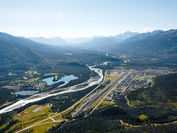 Jasper Townsite Aerial CR Celina Frisson medium