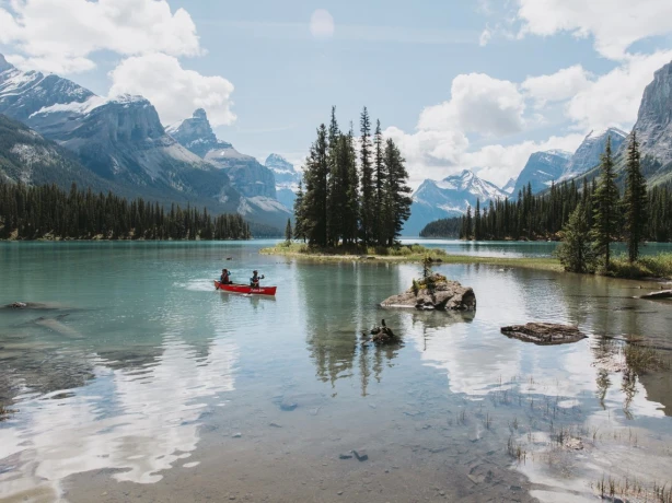 Spirit Island Maligne Lake Boat Cruise CR Mike Seehagel medium