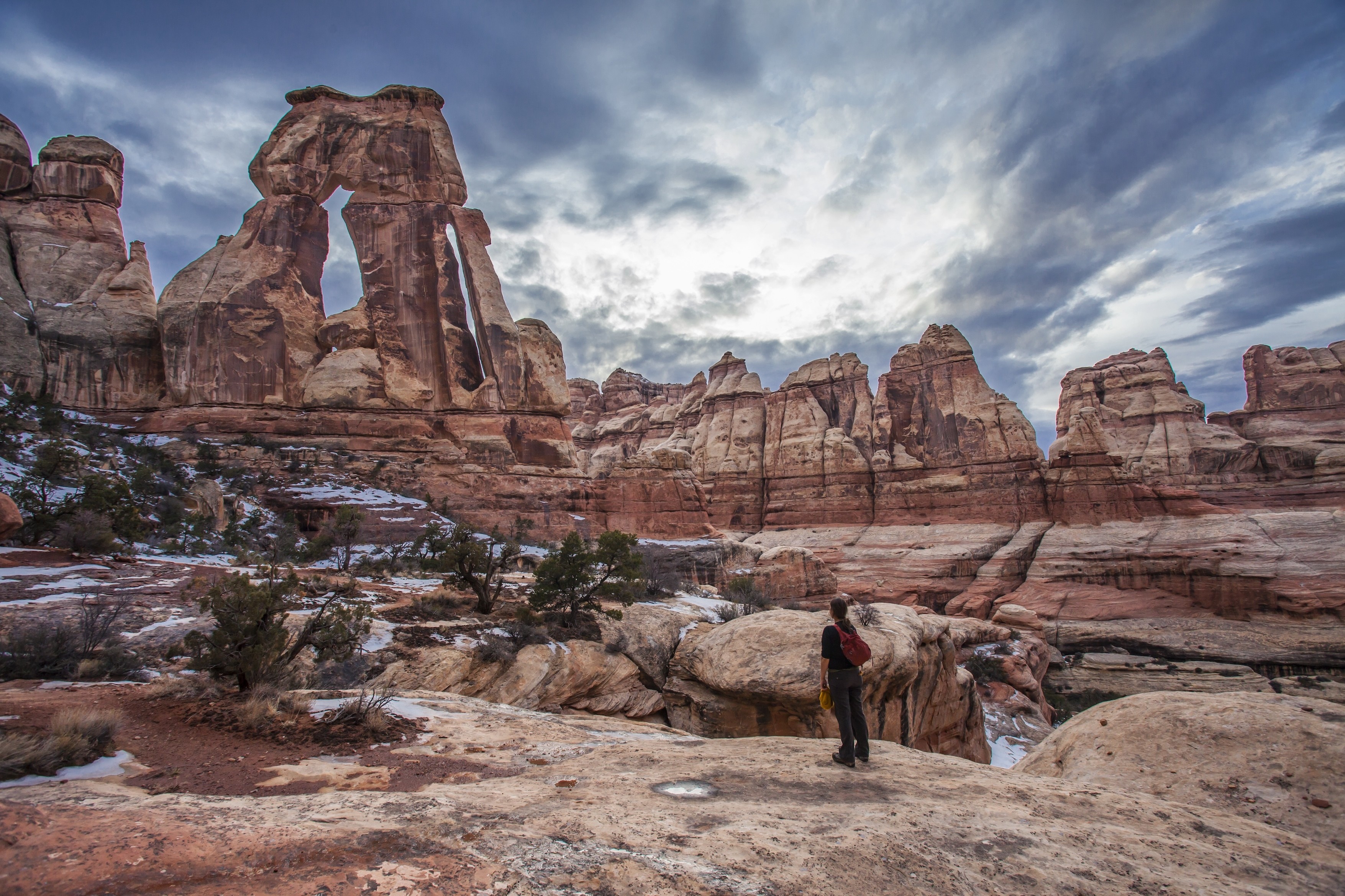 Utah USA Canyonlands National Park Druid Arch