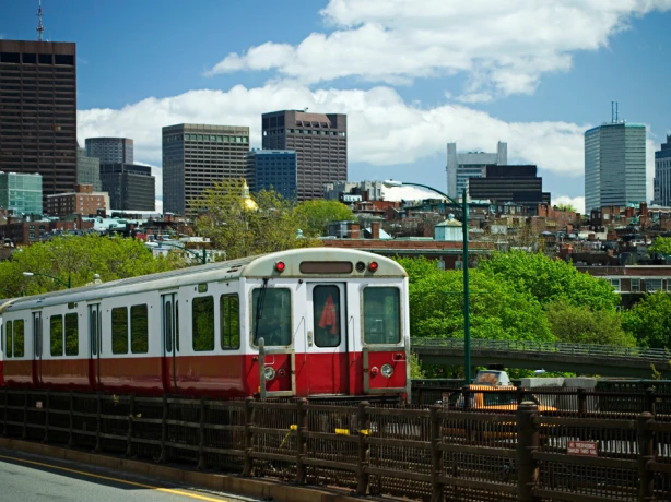 US New England Boston train