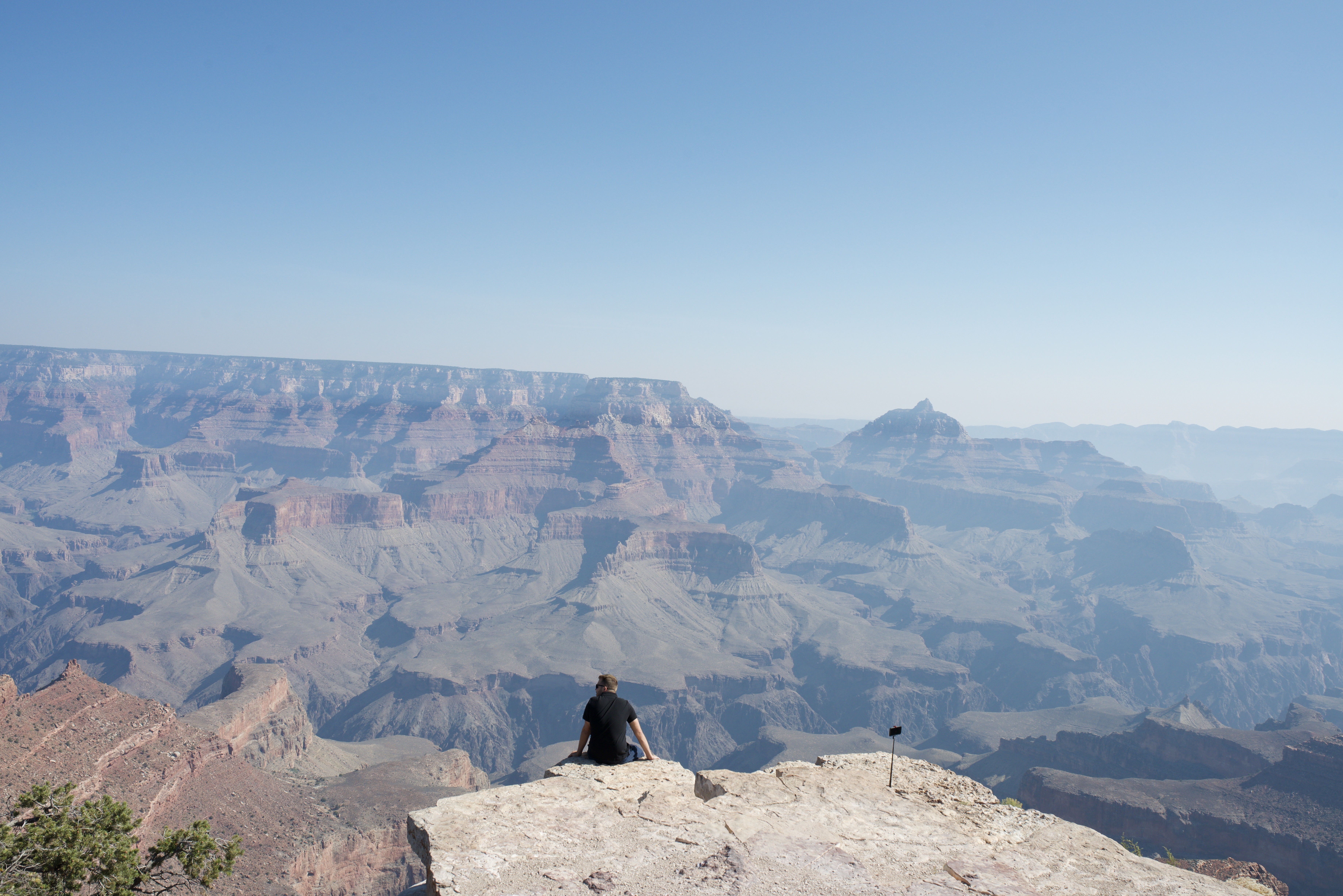 US Arizona Grand Canyon National Park cloudy view