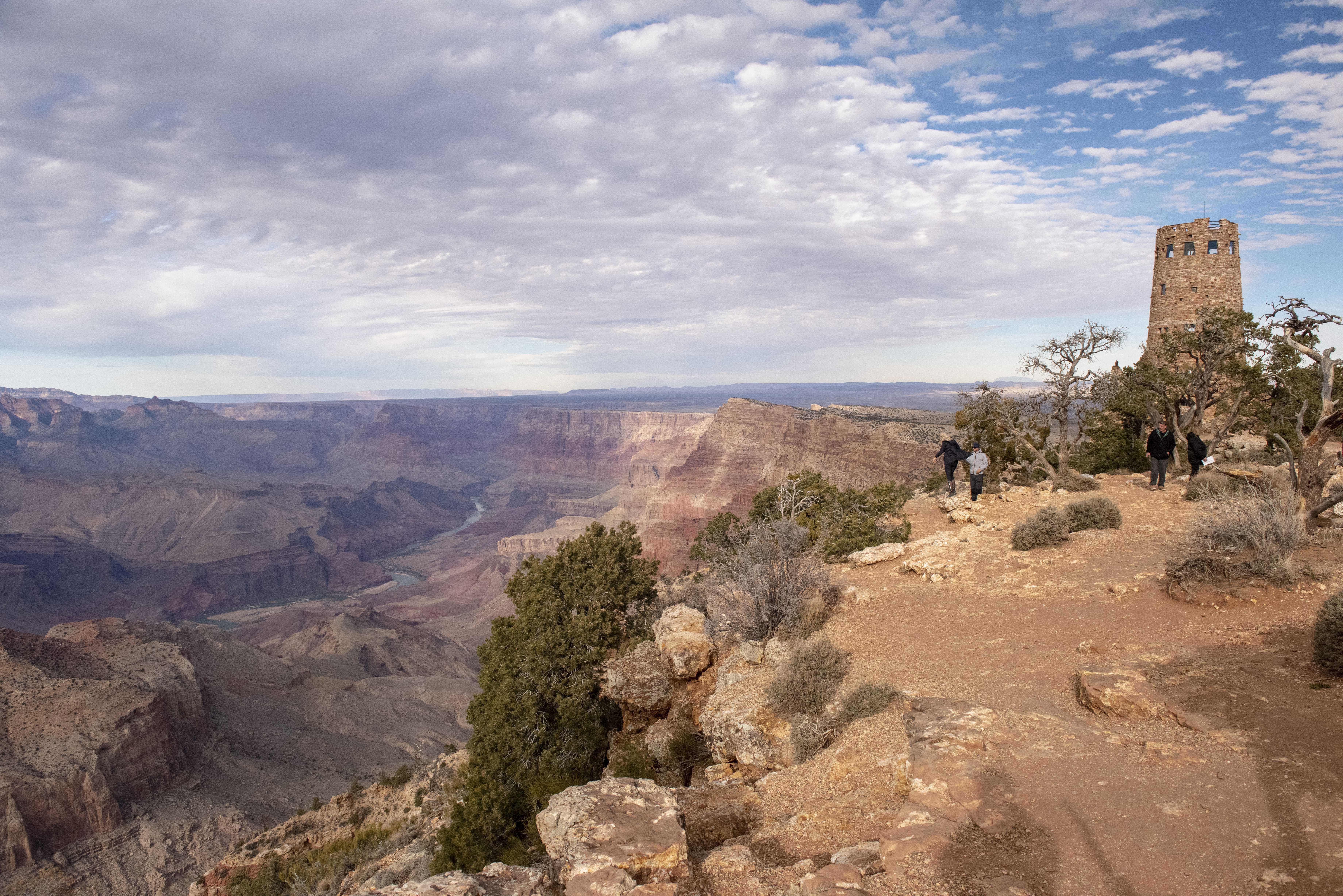 US Arizona Grand Canyon National Park outlook tower