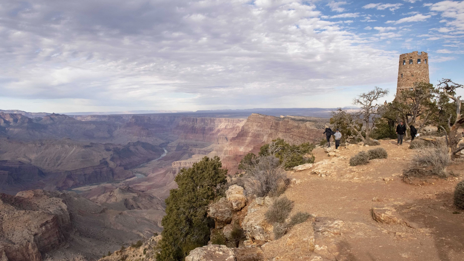 US Arizona Grand Canyon National Park outlook tower