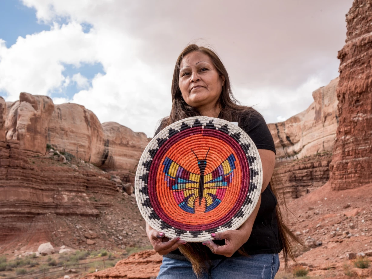 USA Utah Navajo Frau