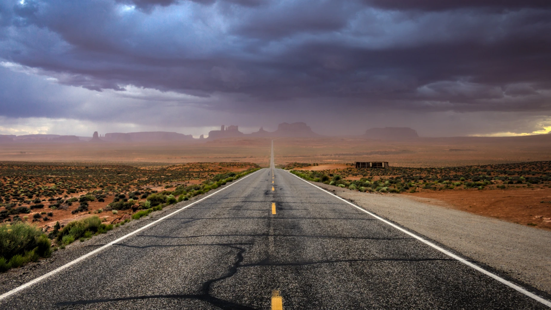 USA Utah Canyon Country Forrest Gump Hill Straße