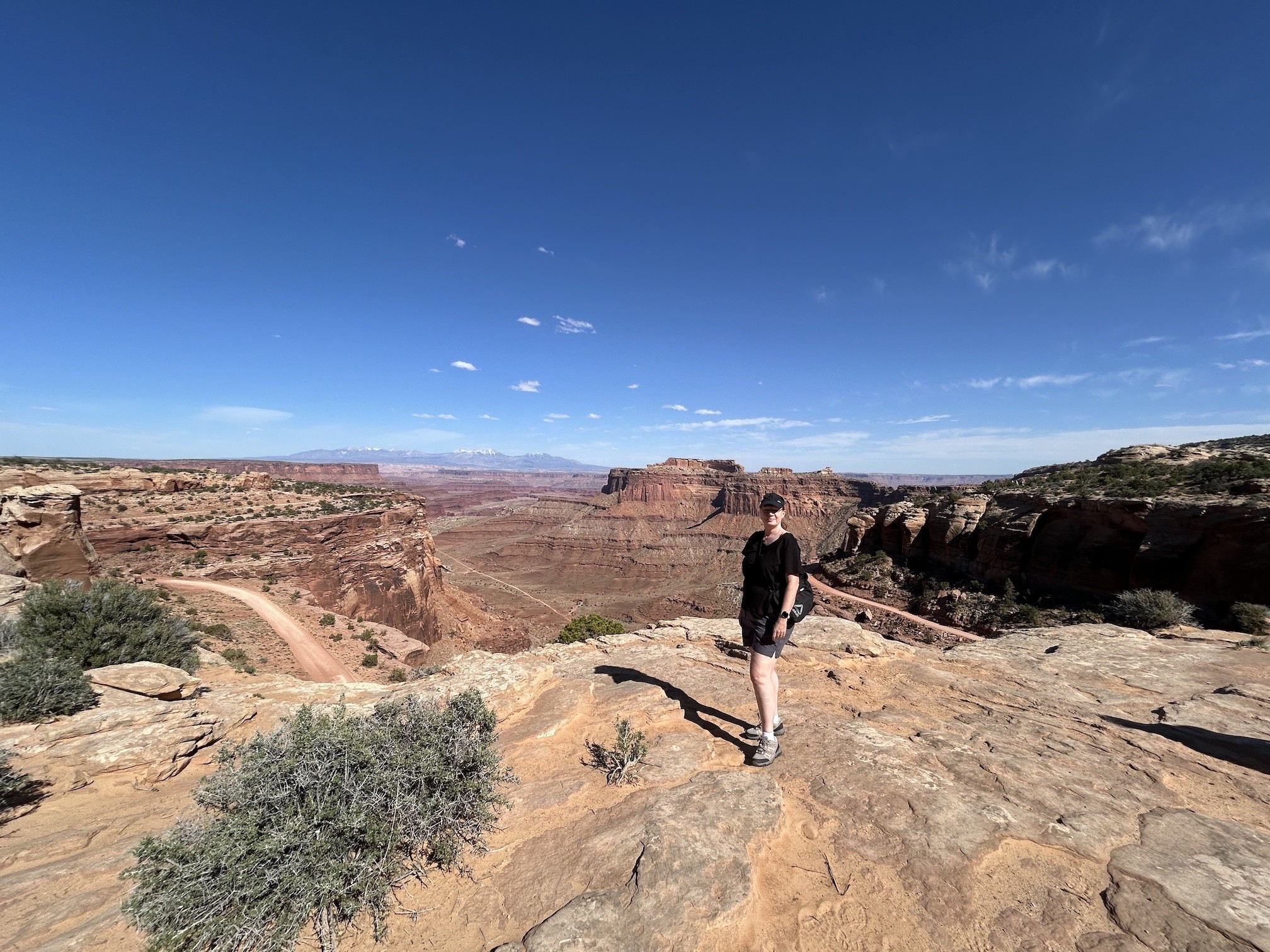 USA Utah Canyonlands Frau