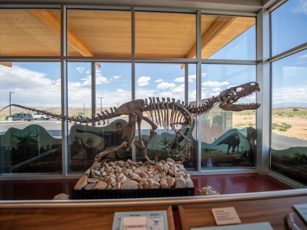 USA Utah Grand County Utahraptor Dinosaurier