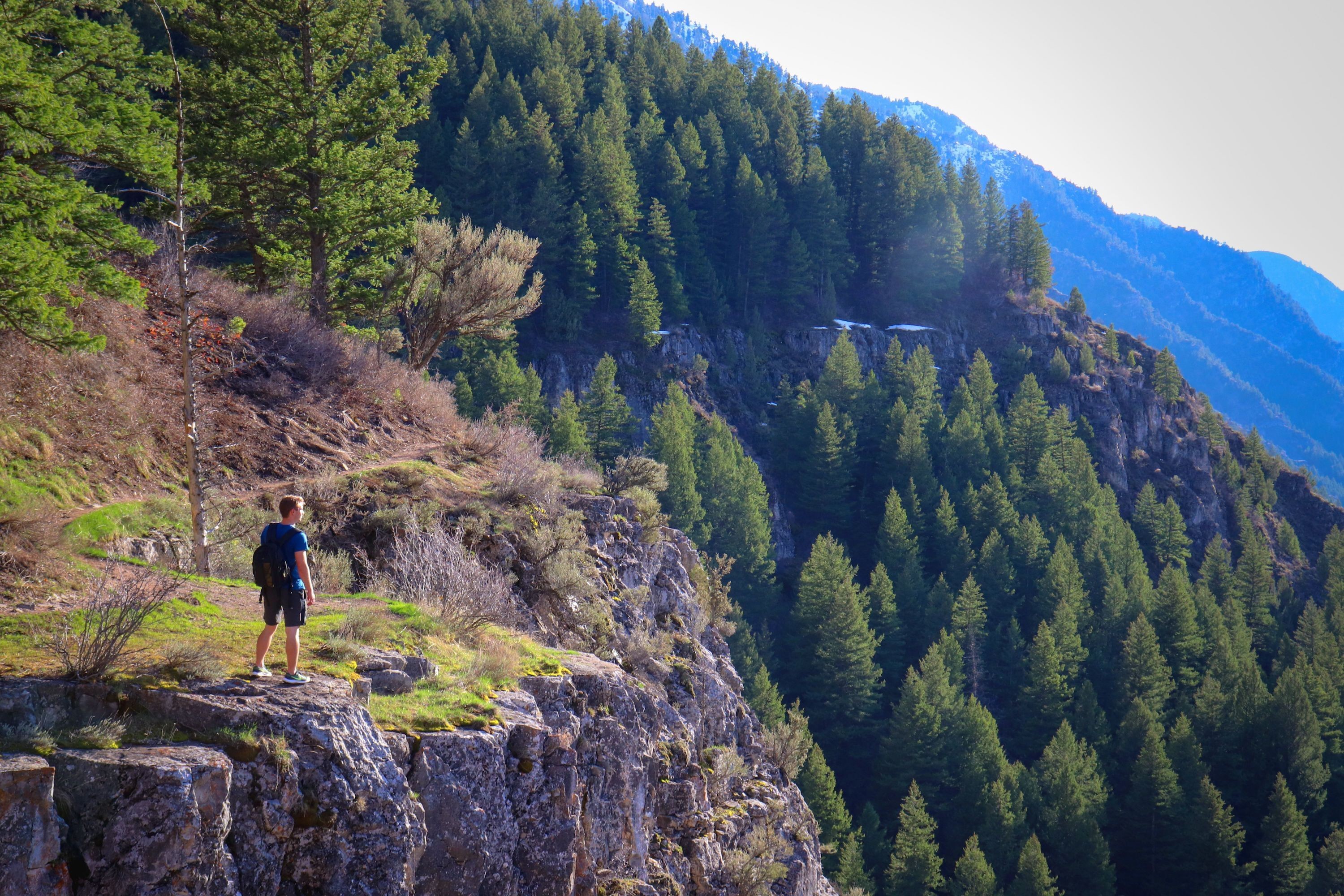 USA Utah Cash Valley Logan Canyon wandern