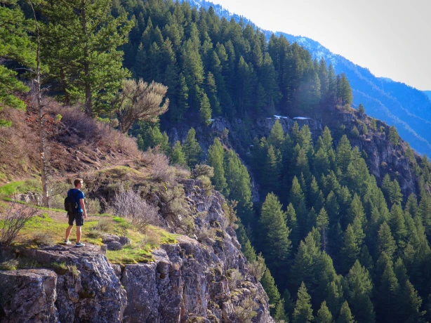 USA Utah Cash Valley Logan Canyon wandern