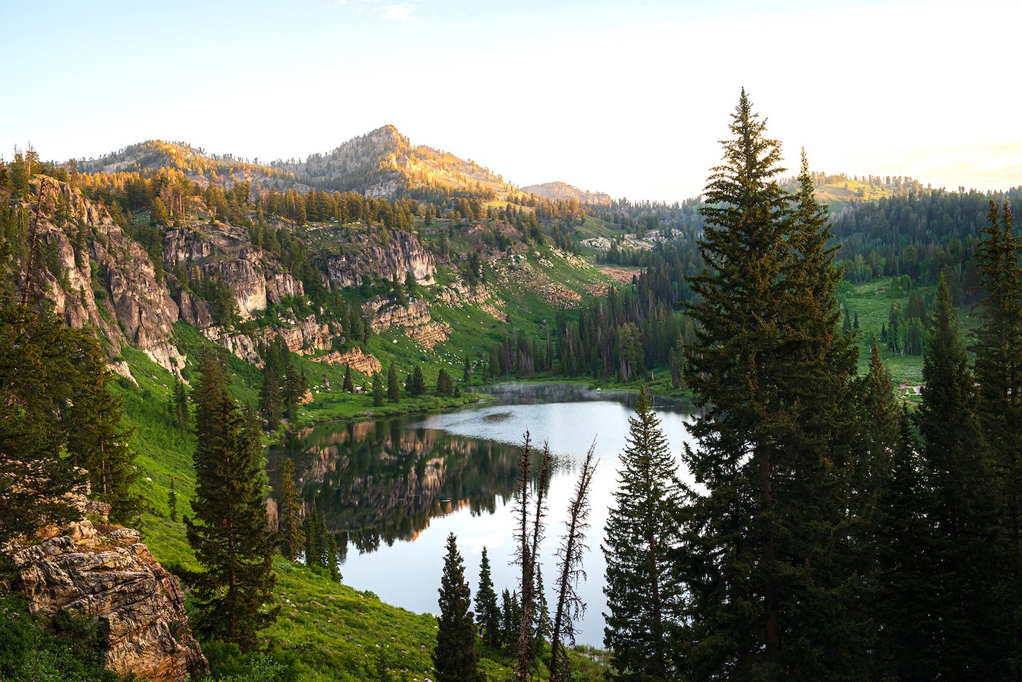 USA Utah Rich County Tony Grove Lake Logan Canyon