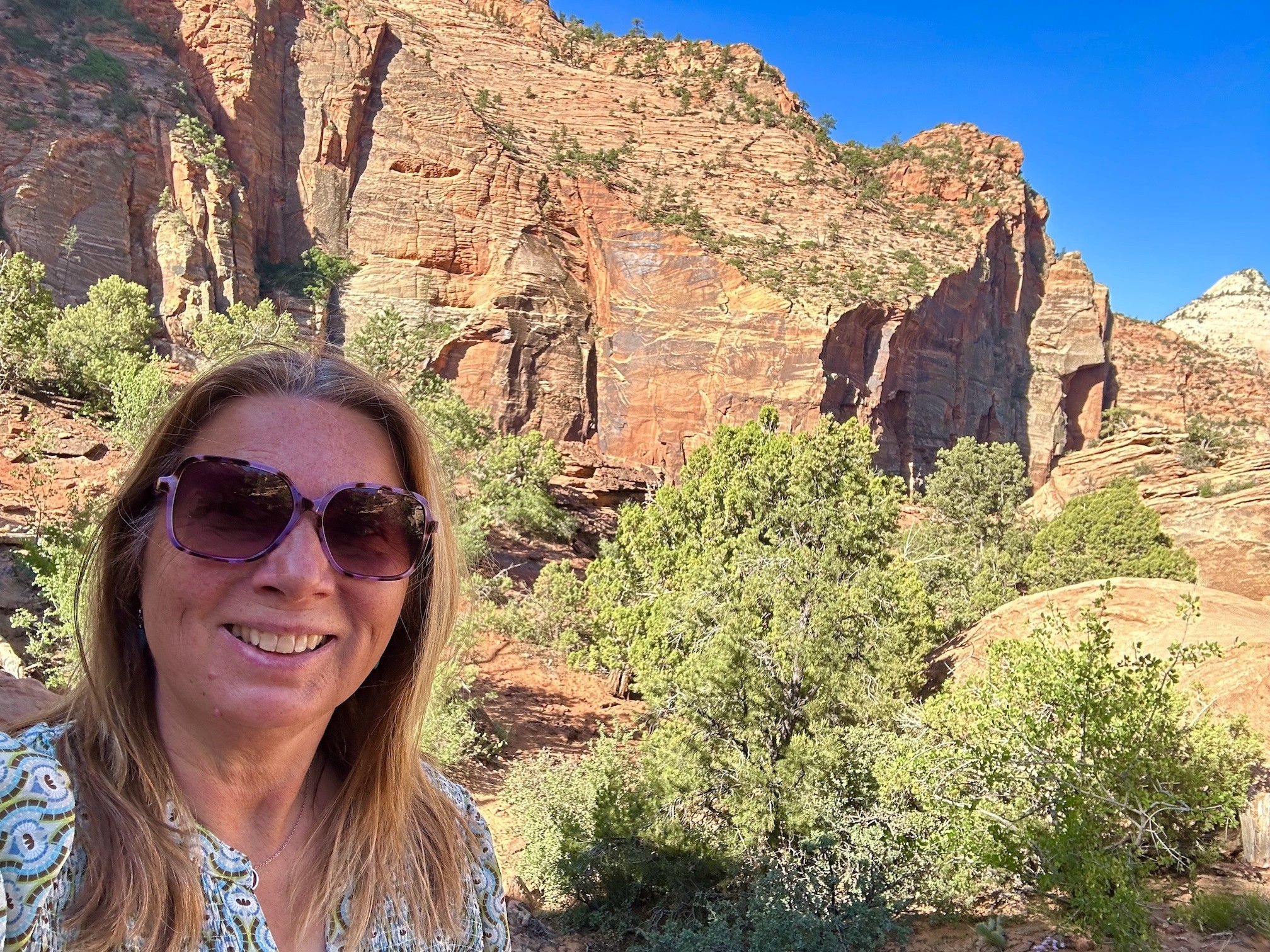 USA Utah Zion Nationalpark Frau