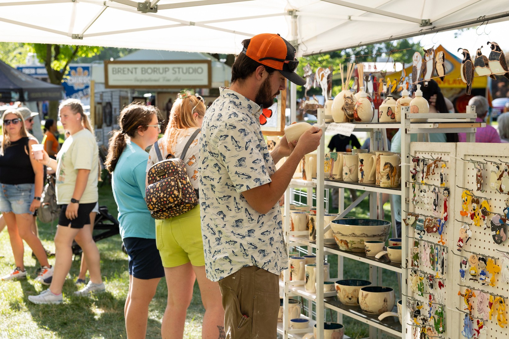 USA Utah Rich county Summerfest Arts Faire in Logan