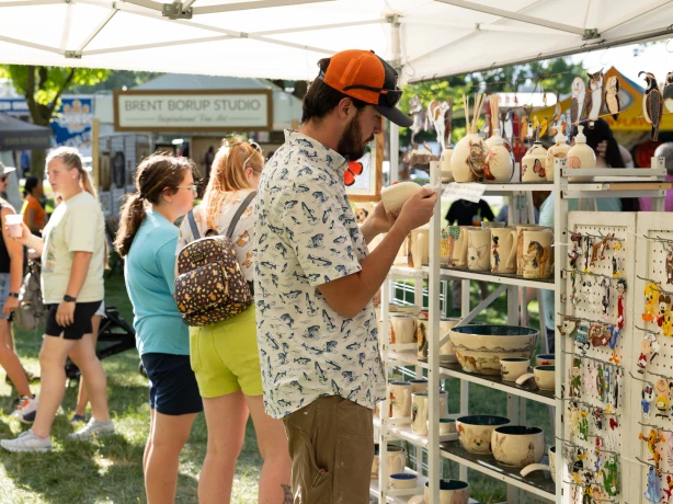 USA Utah Rich county Summerfest Arts Faire in Logan