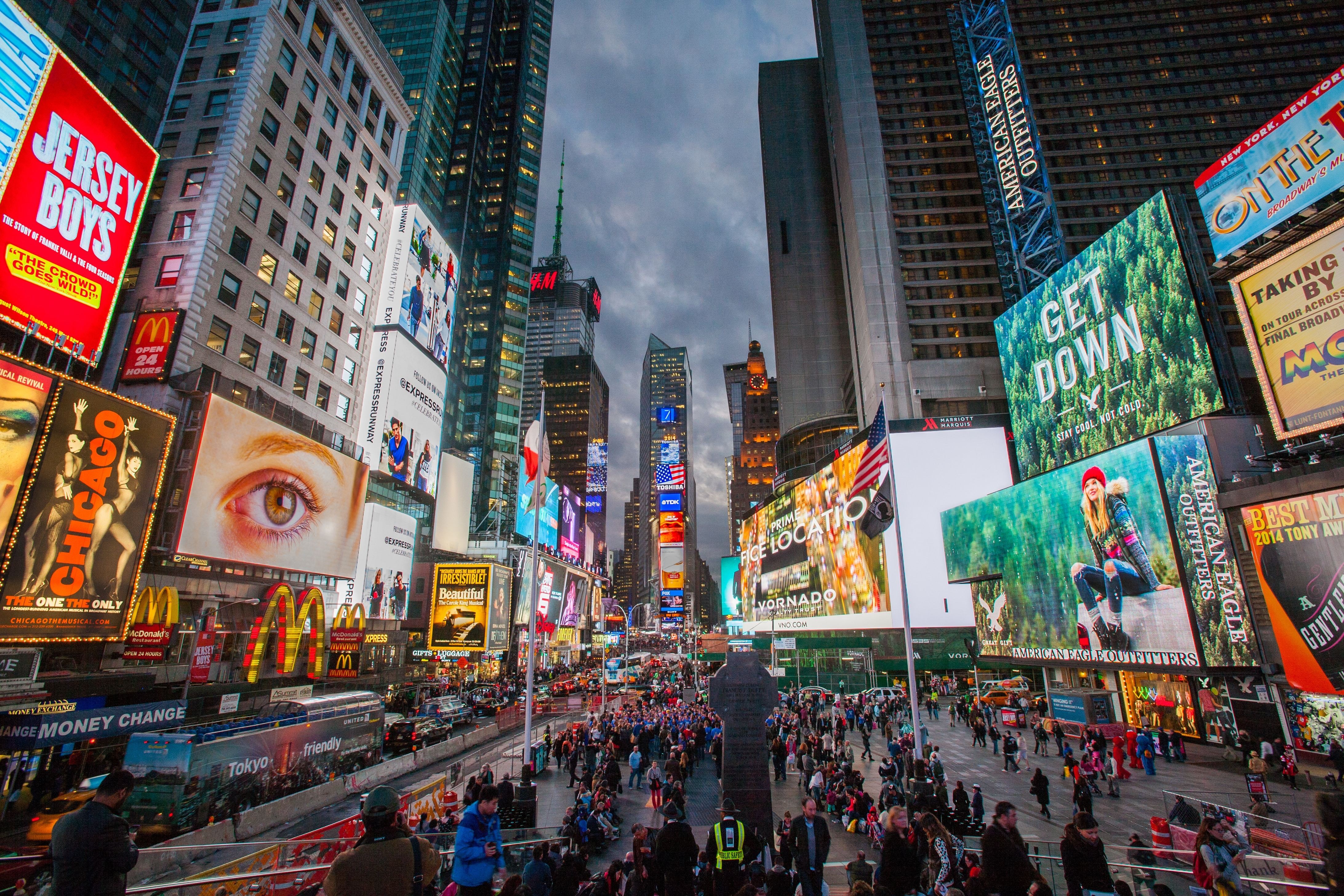 USA New york times square bei nacht