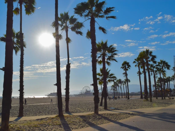 Beach santa monica usa