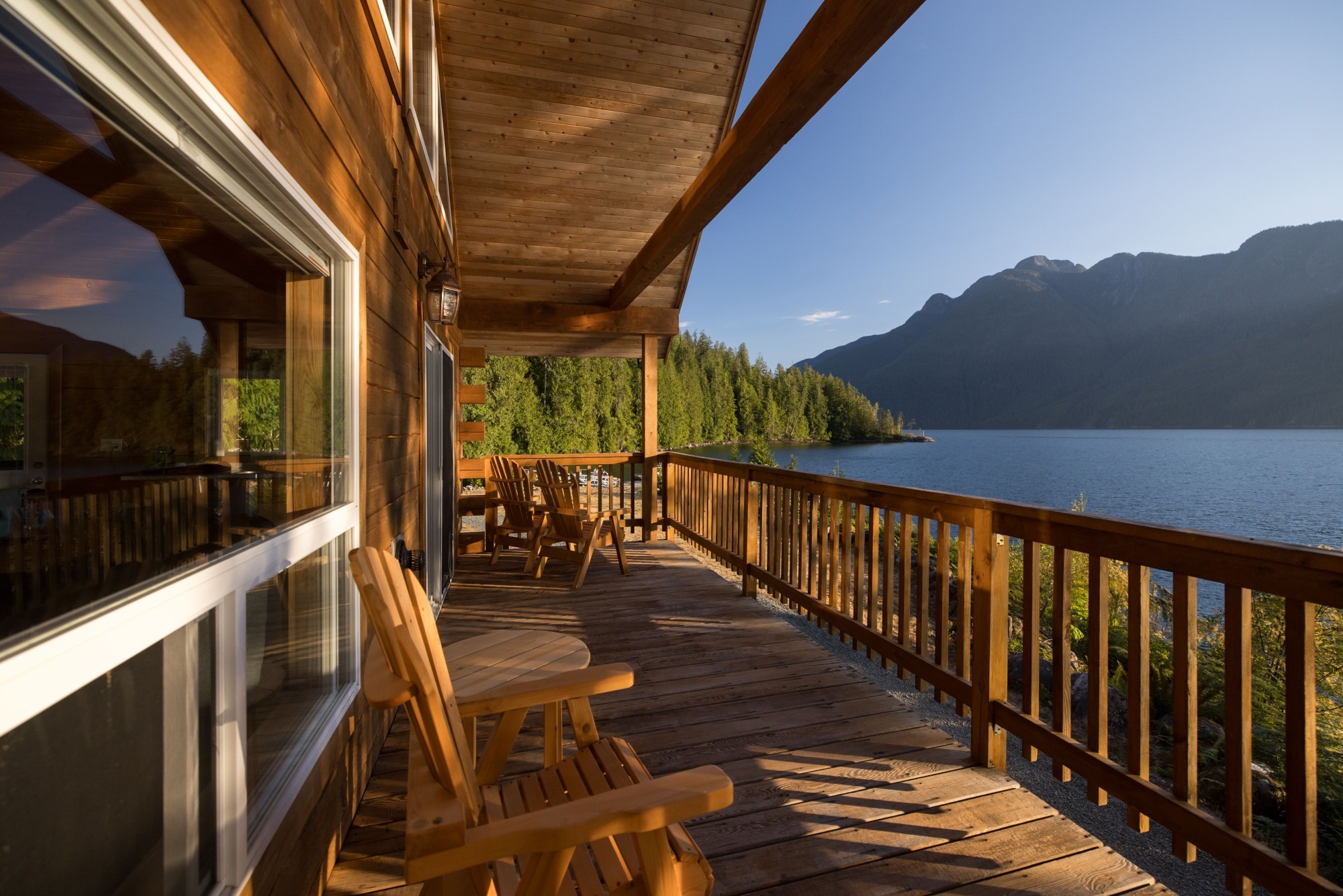 Resortcabine in Canada met uitzicht op een meer