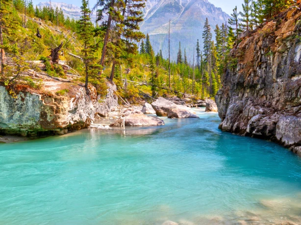CA British Columbia Kootenay NP Marble Canyon