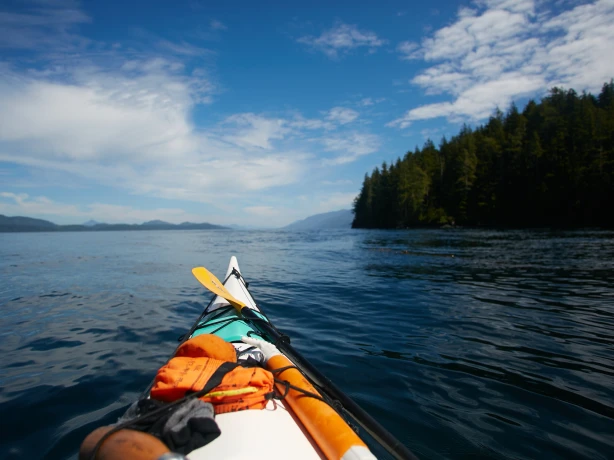 CA British Columbia Vancouver Island Telegraph Cove kayak