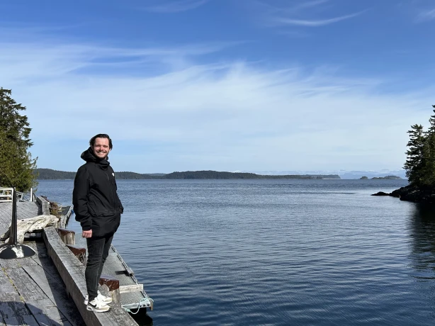 CA British Columbia Vancouver Island Telegraph Cove Thies bay