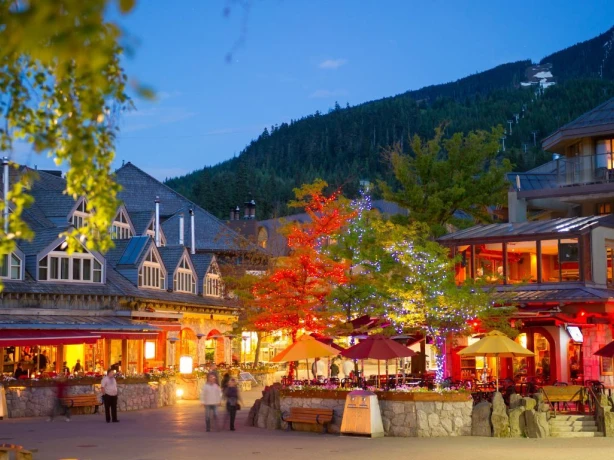 Can Whistler Village summer view