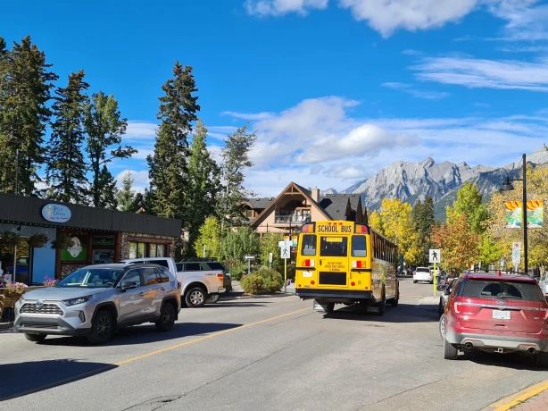 Canada Canadian Rockies Canmore town