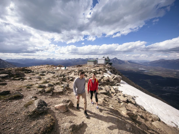 Canada Canadian Rockies Jasper Town Skytram
