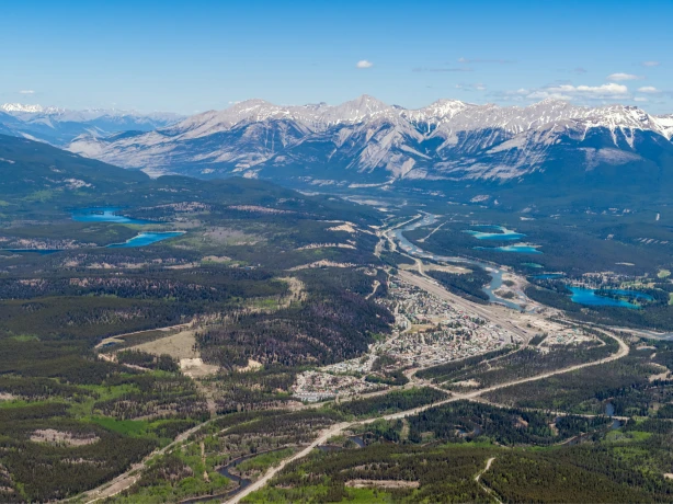 Canada Canadian Rockies Town of Jasper