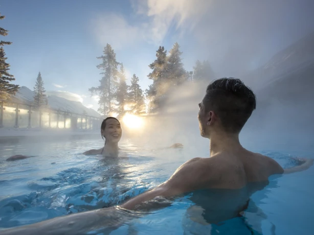 ca_couples_winter banff upper hot springs