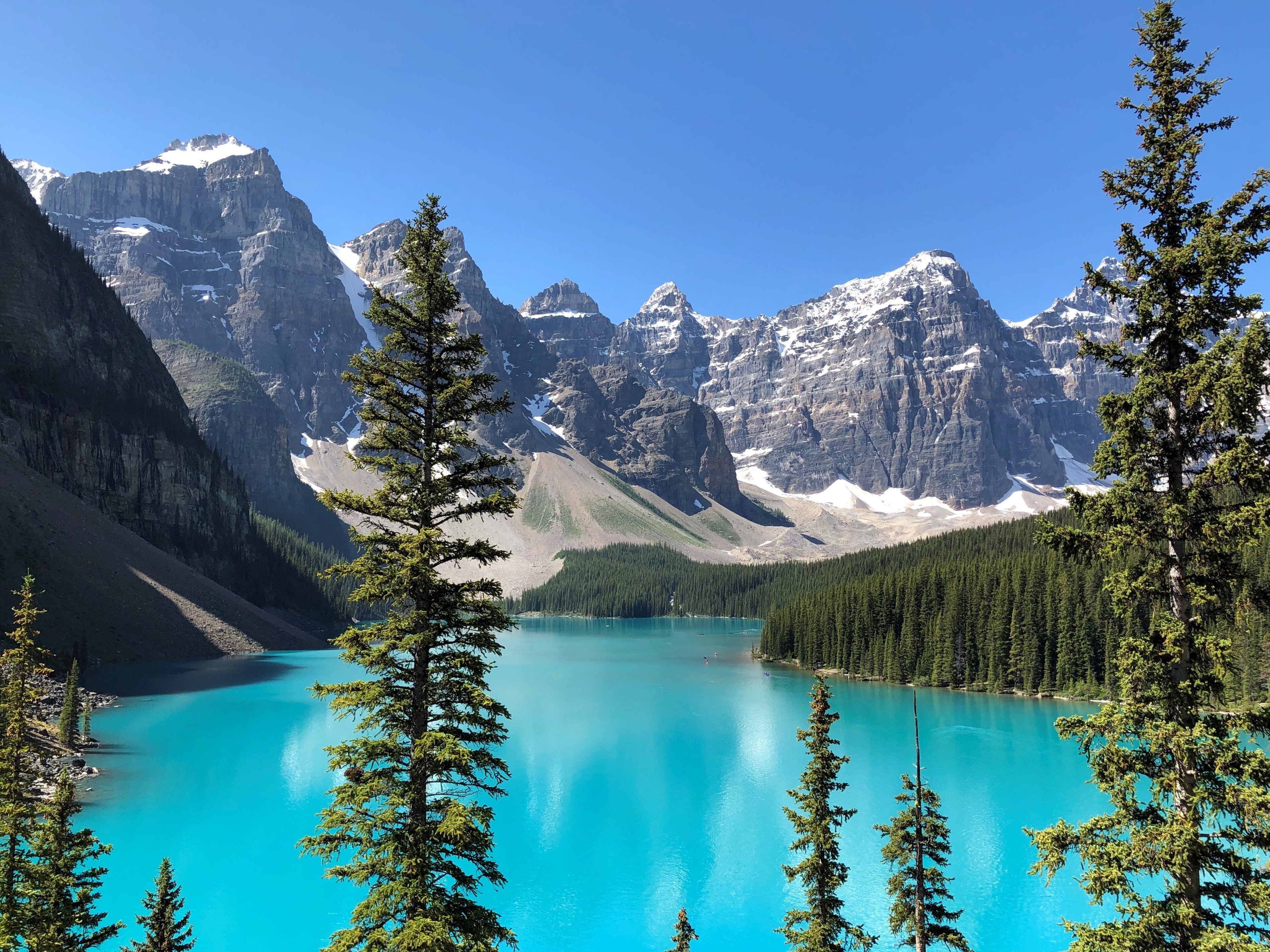 Can blue lake banff pix mountains david hamilton