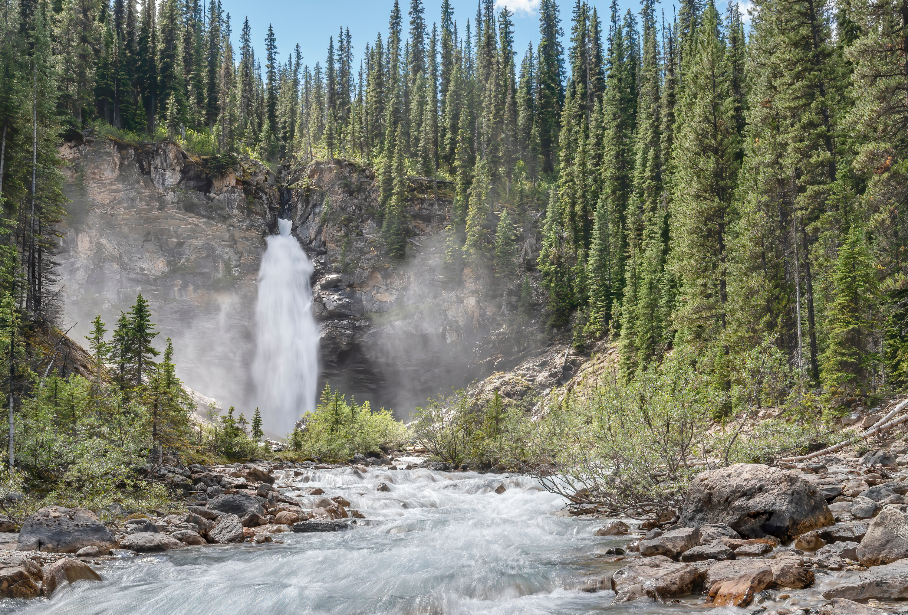 Kanada Yoho Nationalpark Laughing Falls