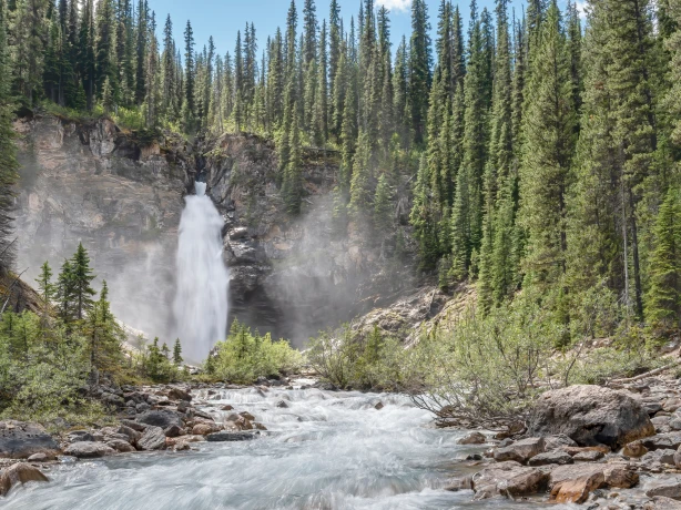 Kanada Yoho Nationalpark Laughing Falls