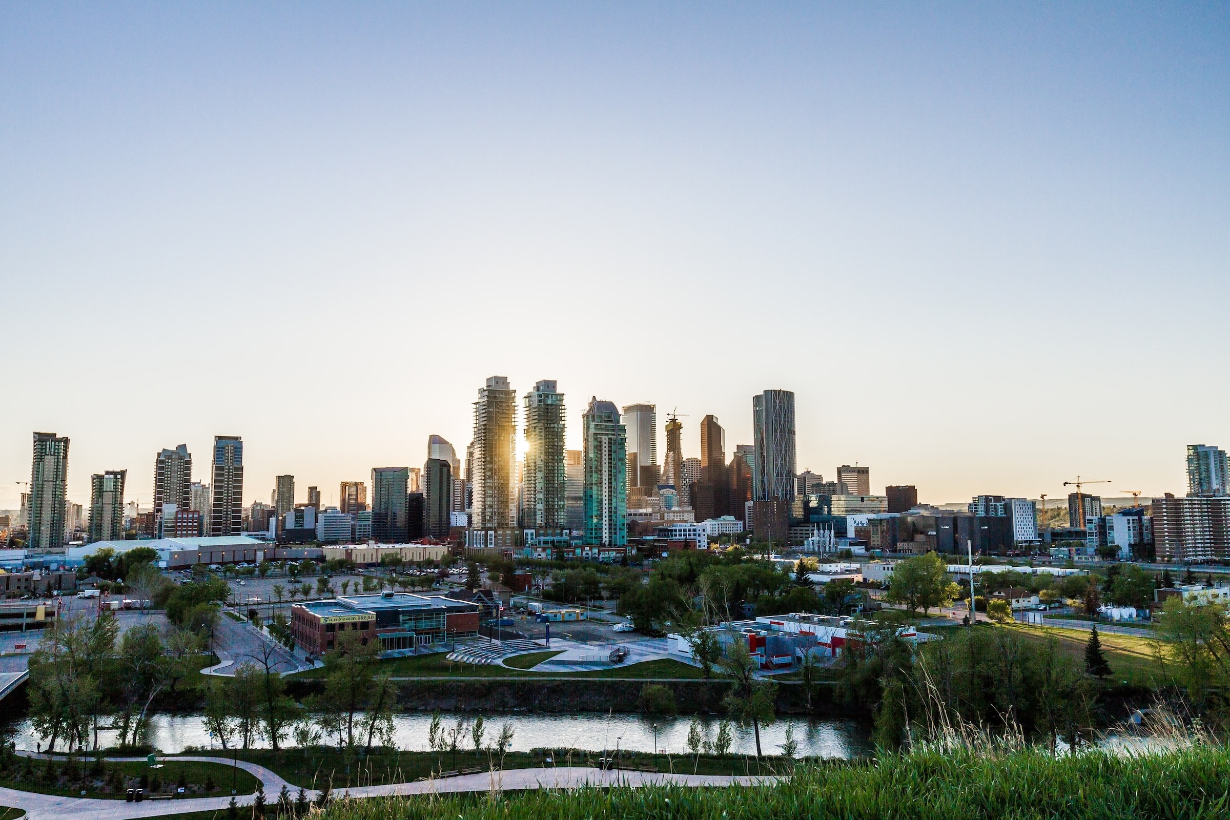 Canada calgary city view