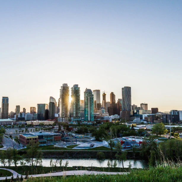 Canada calgary city view