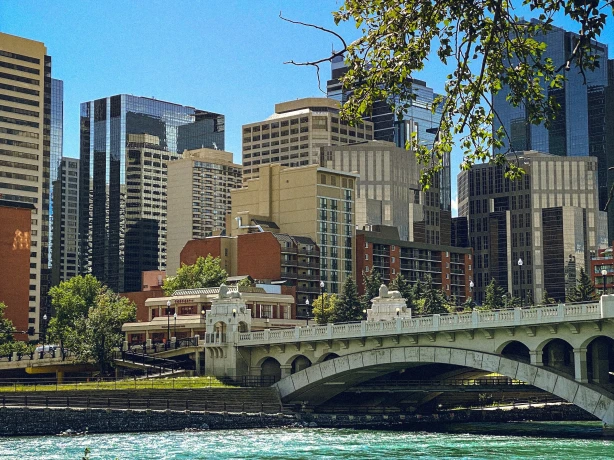 Canada calgary river view
