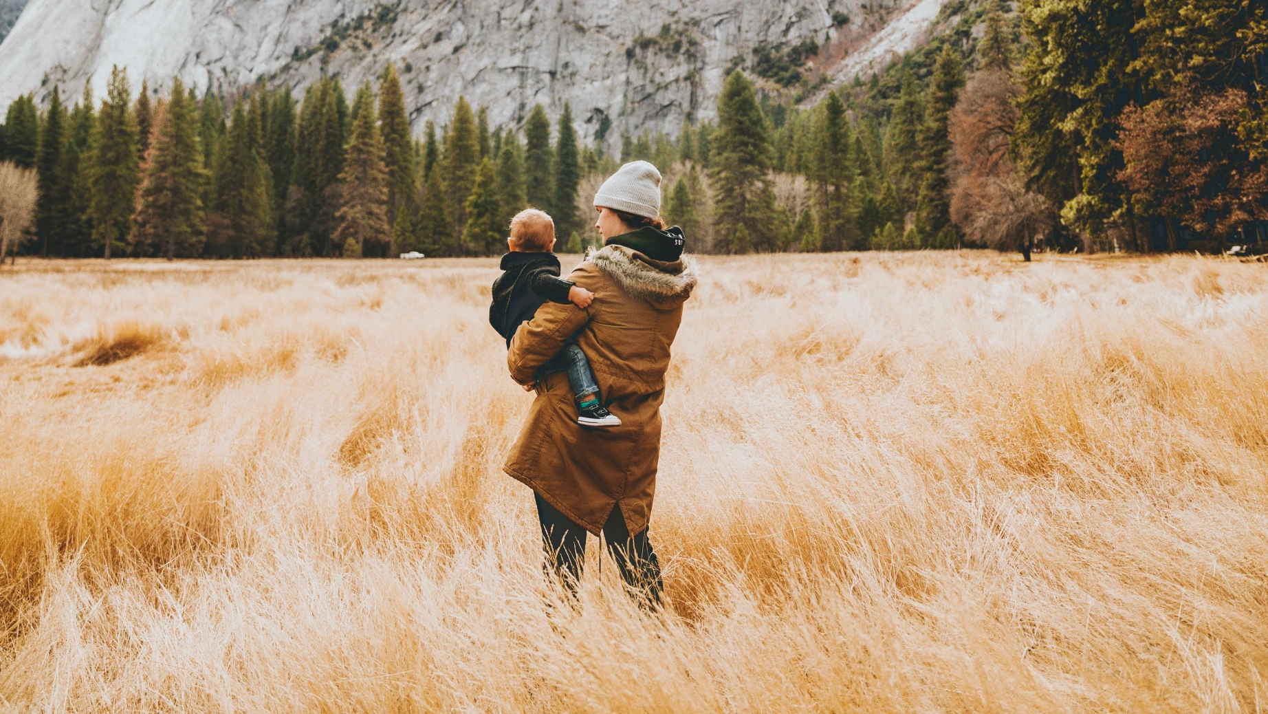 United states family young hike