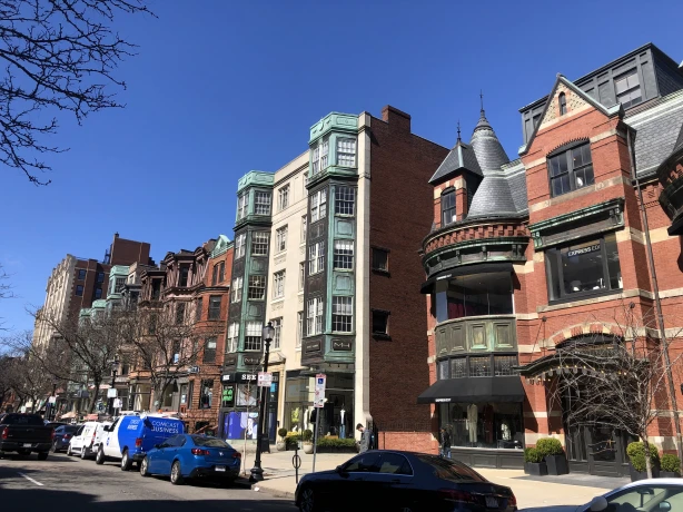 USA New England Massachusetts Boston Häuser