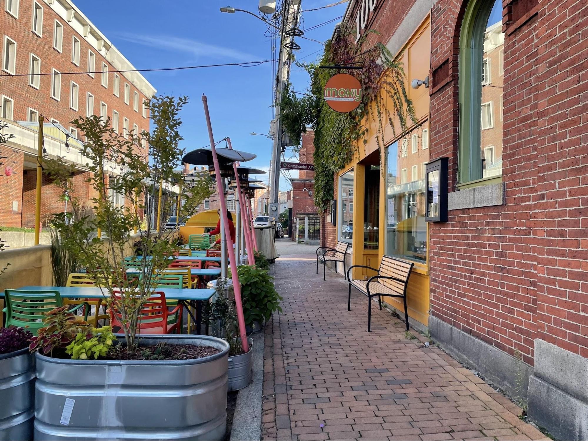 USA New England Portsmouth Straße