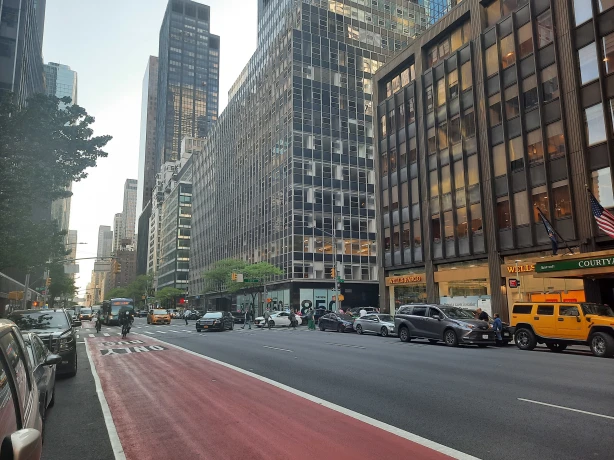 USA New York City Straße