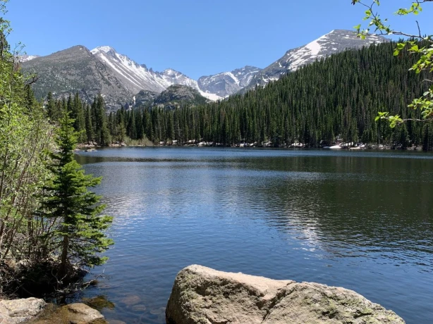 US mountain west Rocky Mountain National Park Bear Lake