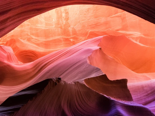 US Arizona Antelope Canyon rock pattern Yunqing leo unsplash