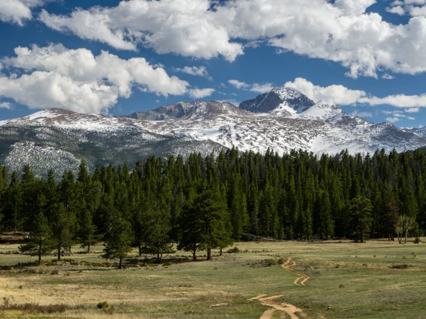 USA Colorado Rocky Mountain National Park hike trail