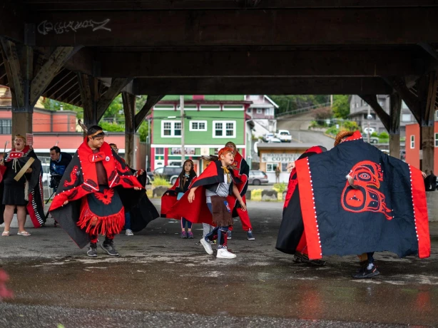 US-Alaska-Ketchikan-native dancers